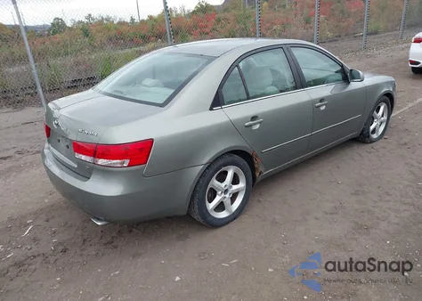 2007 Hyundai Sonata Limited/Se V6 из США, поврежденный, VIN 5NPEU46F37H191861